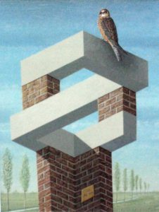 Uitkijktoren voor een valk (2007) door Jos de Mey, zie de column van april
